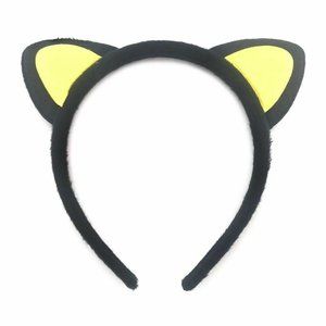 Women Girl Teen Kids Cute Handmade Cat Ear Headband Halloween Party - Ye…